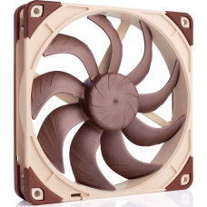 Noctua NF-A14X25 G2 LS-PWM, Air cooler, 14 cm, 800 RPM, 81.6 m³/h, Beige, Brown