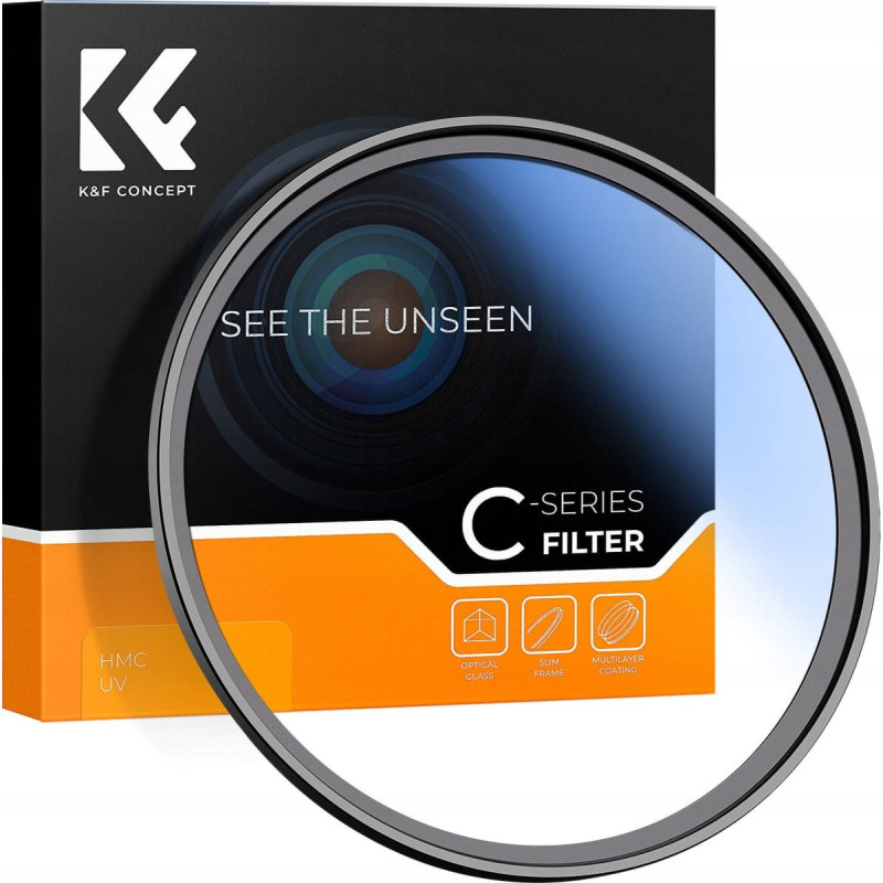 K&F Filtr UV 58mm HD MC seria C powłoki SLIM