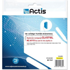 Actis KC-571Y ink for Canon printer; Canon CLI-571Y replacement; Standard; 12 ml; yellow