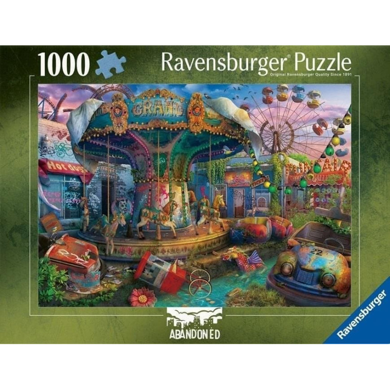 Ravensburger Puzzle Zapomniany lunapark 1000 elementów