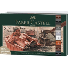 Faber-Castell Pisaki Pitt Artist Pen B Classical 8szt