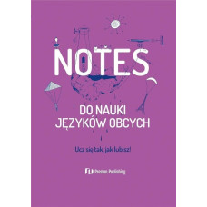 Preston Publishing Notes do nauki języków obcych fioletowy