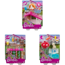 Mattel Lalka Barbie Mattel Minizestaw do zabawy (GRG75)