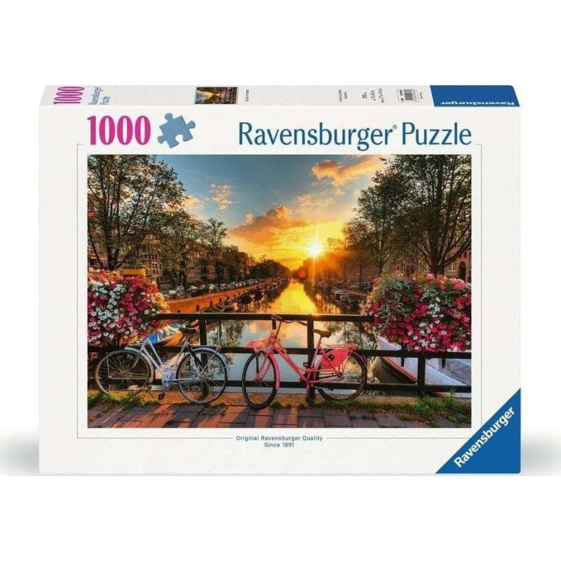 Ravensburger Puzzle Rowery w Amsterdamie 1000 elementów