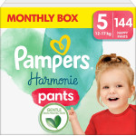 Pampers Pieluchomajtki Harmonie r. 5 Junior 144 szt.