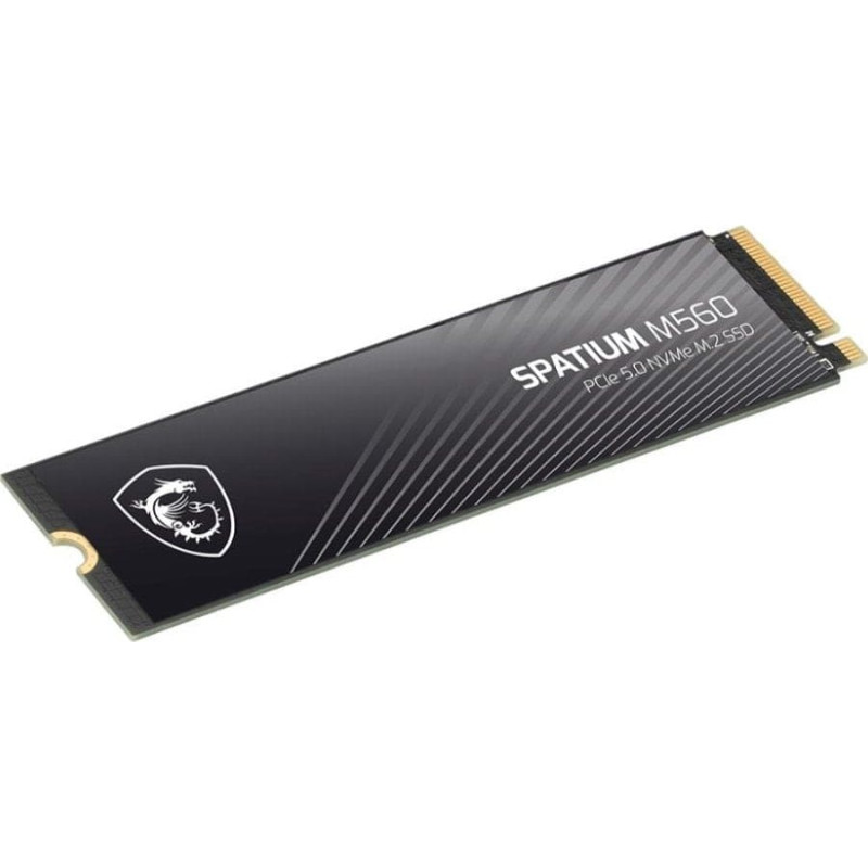 MSI SSD|MSI|SPATIUM M560|1TB|M.2|PCIe Gen5|NVMe|3D NAND|Rašymo greitis 8400 MBytes/sec|Skaitymo greitis 10200 MBytes/sec|TBW 600 TB|MTBF 1500000 hours|S78-440L0F0-P83