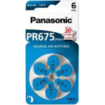 Panasonic Bateria do aparatów słuchowych PR44 605mAh 6 szt.