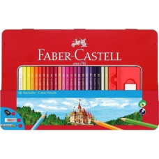 Faber-Castell Kredki ołówkowe Zamek 48szt metal opak