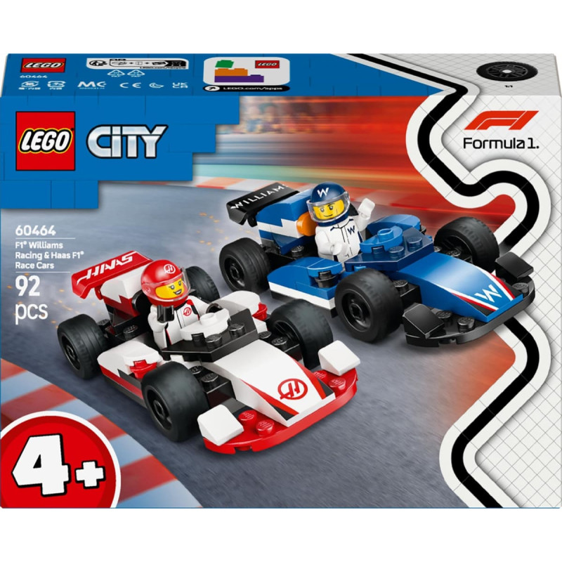 Lego (R) CITY 60464 (4szt) Bolidy Williams Racing...