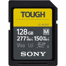 Sony Karta Sony SF-M Tough SDXC 128 GB Class 10 UHS-II U3 V60 (SFM128T/T1)