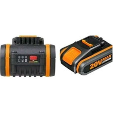 Worx 20V 2.0Ah Rechargeable Battery with Charge Indicator