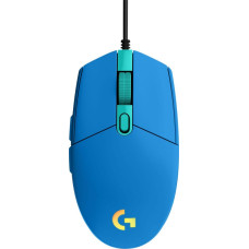 Logitech Mysz Logitech G102 Lightsync niebieska (910-005801)