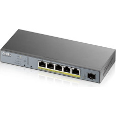 Zyxel GS1350-6HP-EU0101F network switch Managed L2 Gigabit Ethernet (10/100/1000) Grey Power over Ethernet (PoE)