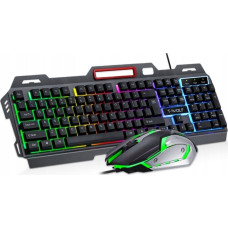 Extralink Klawiatura ExtraLink EXTRALINK GAMING SET TF600 2IN1 LED KEYBOARD+MOUSE