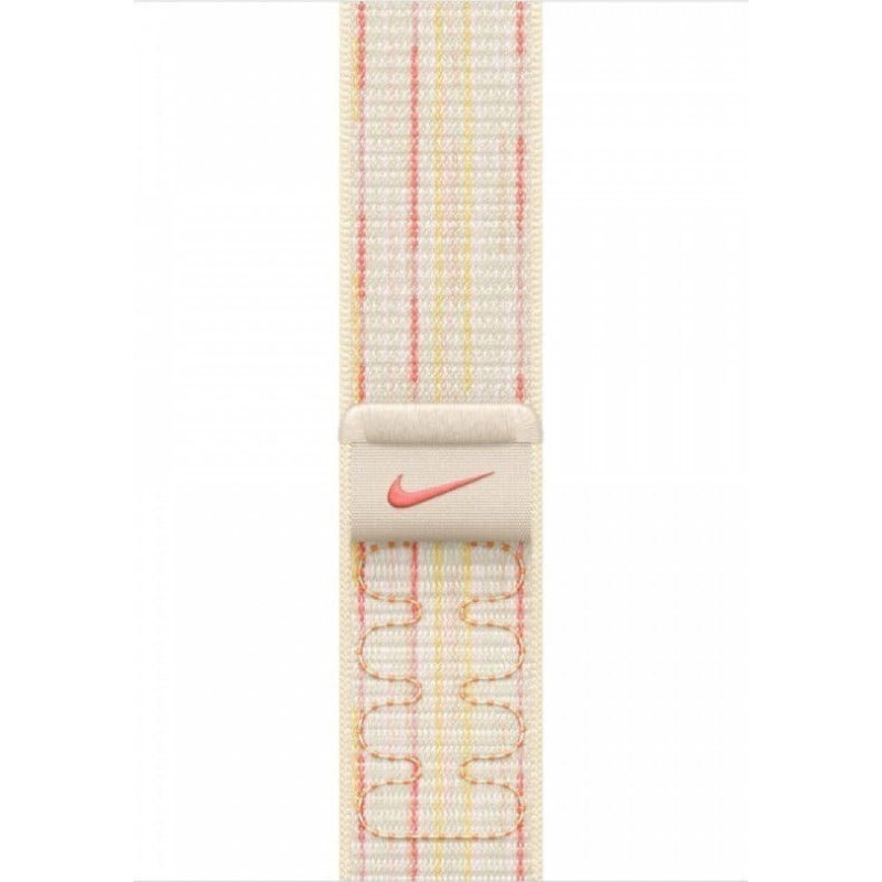 Apple 46mm Starlight/Pink Nike Sport Loop