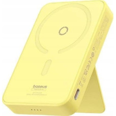 Baseus Powerbank Baseus OS-Baseus MagPro Magnetic Bracket Wireless Fast-Charging Power Bank 5000mAh 20W Lemon Yellow (with Simply Series Charging Cable Type-C to Type-C (20V/3A) 30cm White)