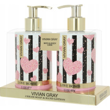 Vivian Gray Set Vivian Gray: Love Bomb, Cleansing, Liquid Soap, 250 ml + Love Bomb, Hydrating, Hand Lotion, 250 ml Unisex