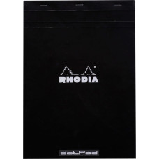 Clairefontaine Rhodia Dot Pad A4 - 80 microperforated sheets - 80gram (not punched - cardboard backed) - Rhodia 18559C