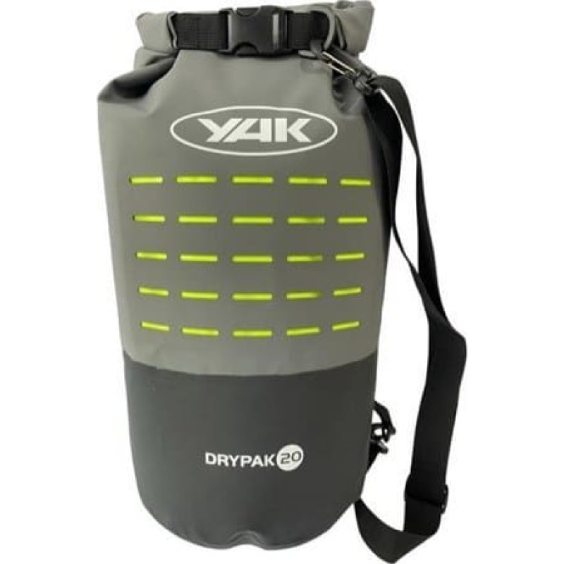 YAK YAK Drybag 20L Black/Grey/Lime 7003333