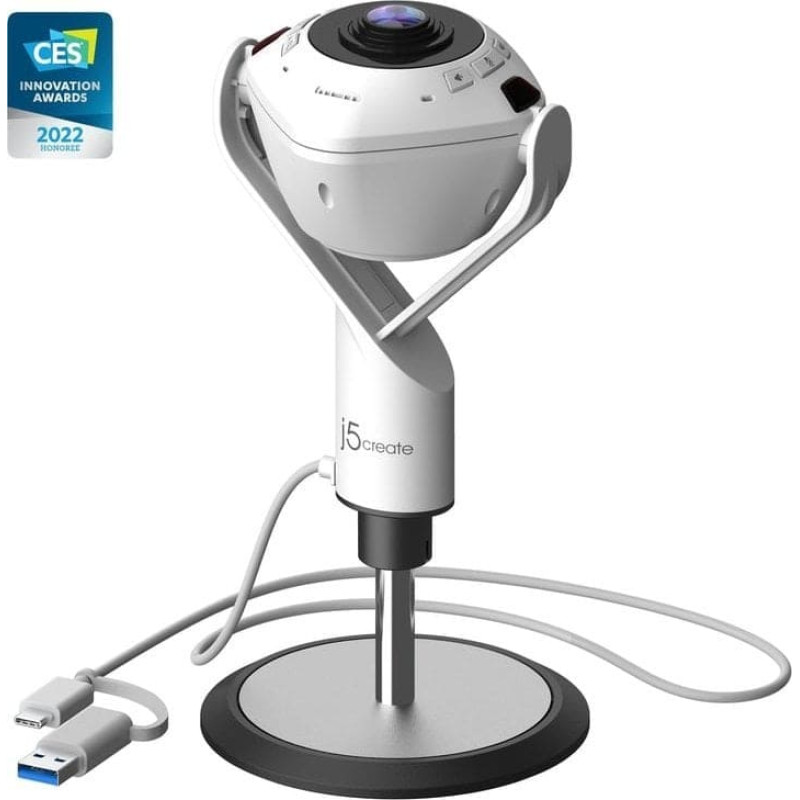 J5Create Kamera internetowa j5create 360 AI-POWERED WEBCAM WITH