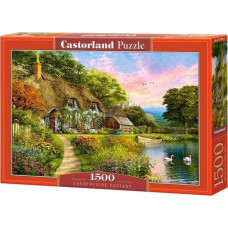 Castorland Puzzle 1500 elementów Wiejska chatka nad jeziorem