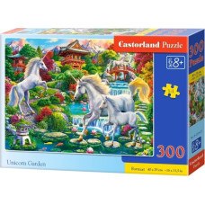 Castorland Puzzle 300 elementów B-030521 Unicorn Garden jednorożce