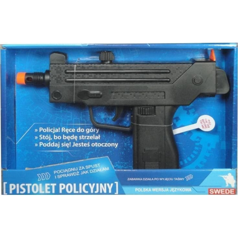 Swede Pistolet policyjny z polskim modułem dźwiękowym (G2239)