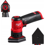 Milwaukee Szlifierka Milwaukee Milwaukee M12FDSS-0B Cordless Vibrating Sander 12 V 88.8 x 63.5 cm (4933479680) - without battery, without charger