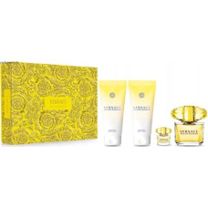 Versace Zestaw Versace Yellow Diamond zestawwoda toaletowa 90ml + woda toaletowa 5ml + żel pod prysznic 100ml + balsam do ciała 100ml