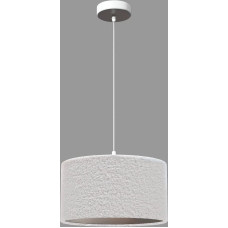 Atmosphera Lampa wisząca Atmosphera Lampa wisząca TINA, abażur bouclé, Ø 37 cm