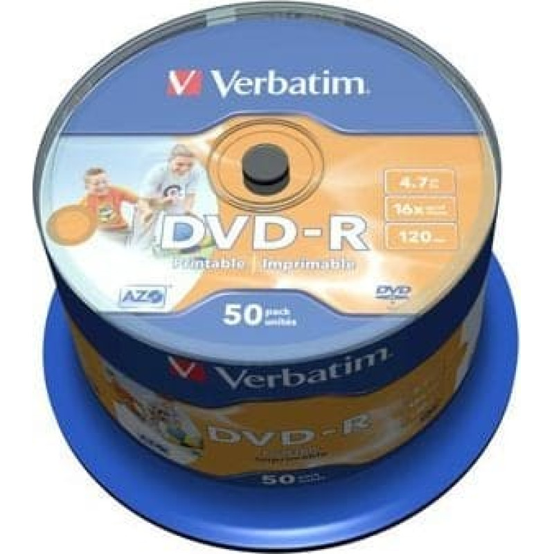 Verbatim DVD-R 4.7 GB 16x 50 sztuk (V43533)