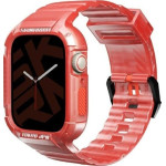 Skinarma pasek+etui Saido 2in1 Apple      Watch 45/44mm czerwony/red