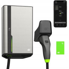 Green Cell ŁADOWARKA EV Wallbox Green Cell HabuDen EVGC021B2275 22kW TYPE 2 7,5M GC App NFC BT Wi-Fi