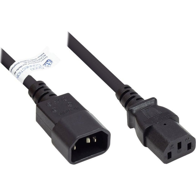 Alcasa P1430-S050 kabel zasilające Czarny 5 m C14 panel C13 panel