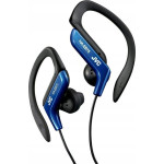 JVC HA-EB75, Headphones, Ear-hook, Sports, Black, Blue, 1.2 m, Wired