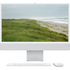 Apple iMac Z1E2 59,62cm 23,5Zoll Standardglas M4 8C CPU/8C GPU/16C N.E. 16GB 256GB SSD Ohne Eth MM NumKey TID DE Silber