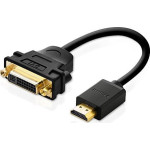 Ugreen Adapter AV Ugreen HDMI - DVI-I czarny (20136)