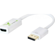 Techly Adapter AV Techly TECHLY Adapter DisplayPort M 1.2 auf HDMI F passiv 1080p 60Hz weiss