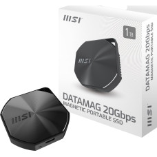 MSI ML Dysk SSD zewnętrzny MSI DATAMAG 20Gbps 1TB USB-C 3.2 Gen 2x2 (1600/1500 MB/s) czarny