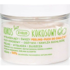 Noname ZIAJA_Kokos Kokosowy wygładzający i świeży peeling-puch do ciała 2w1 270ml