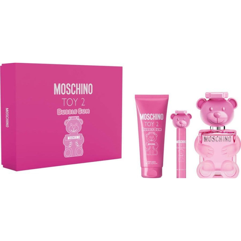 Moschino Toy 2 Bubble Gum EDT 100ml + balsam do ciała 100ml + EDT 10ml