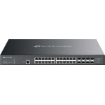 Tp-Link Omada 32-Port 10GE L2+ Managed Switch mit 24-Port PoE+