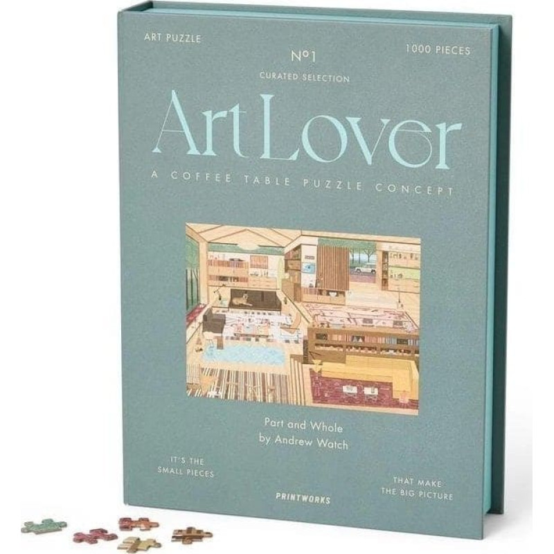 Printworks Puzzle 1000 Art Lover Book - Part and Whole