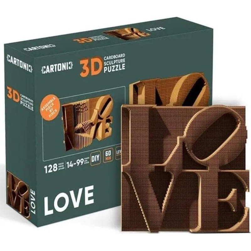 Cartonic Puzzle 3D kartonowe - Love