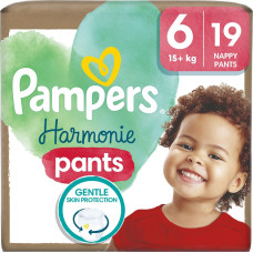 Pampers Pieluchomajtki Harmonie r. 6, 15+ kg, 19 szt.