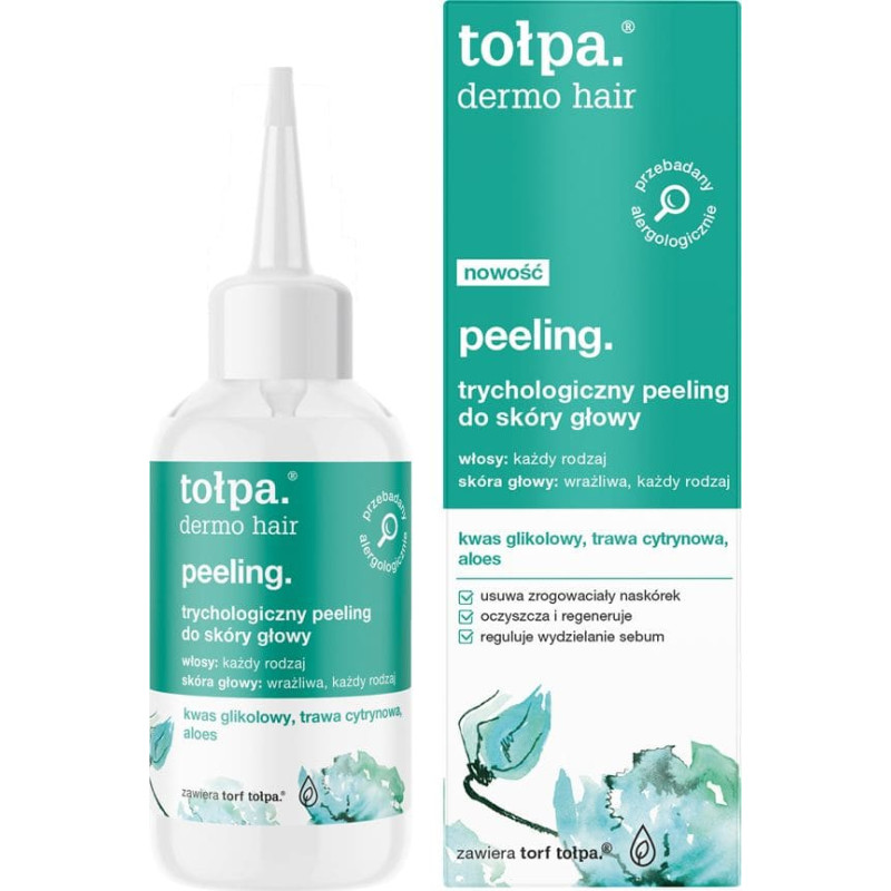 Tołpa Dermo hair peeling. Trychologiczny peeling do skóry głowy 100ml