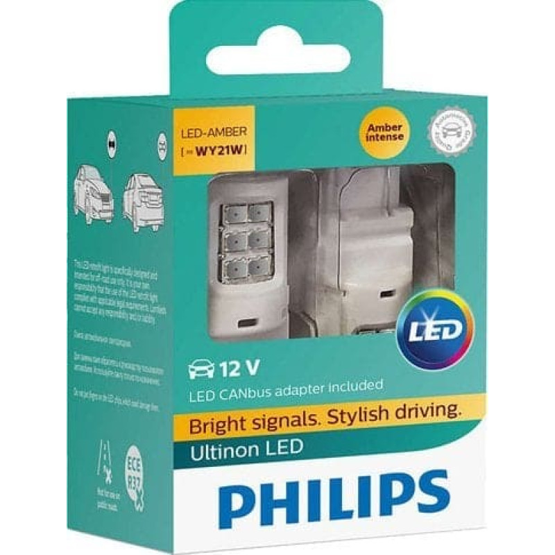 Philips Żarówki LED PHILIPS WY21 Ultinon (2 sztuki)