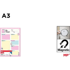 2X3 Planer magnetyczny A3 osobisty miesięczny EDUKAMP