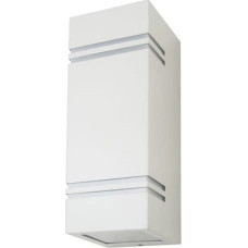 V-Tac Kinkiet V-TAC Oprawa ewelacyjna VT-7662 GU10 WALL FITTING SQUARE,SS BODY WITH BORDER-WHITE BODY,2 WAY IP44 7543