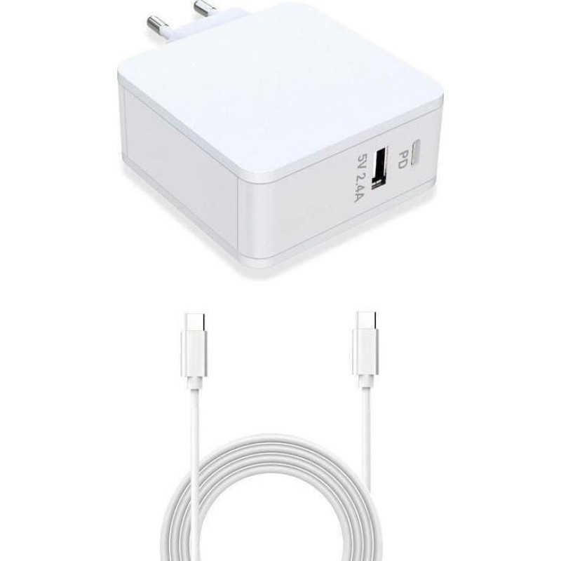 Coreparts Zasilacz do laptopa CoreParts USB-C Power Adapter White